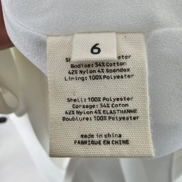 L'agence Short White Mini Dress Belted Pleated Excellent Pre-owned Condition 6 - Picture 5 of 5